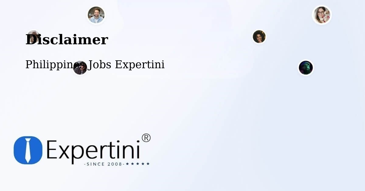 Disclaimer – Hinatuan - Philippines Jobs Expertini