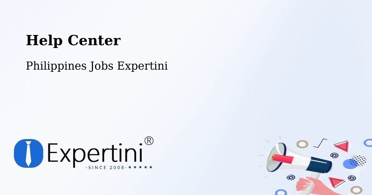 Help Center – Hinatuan - Philippines Jobs Expertini