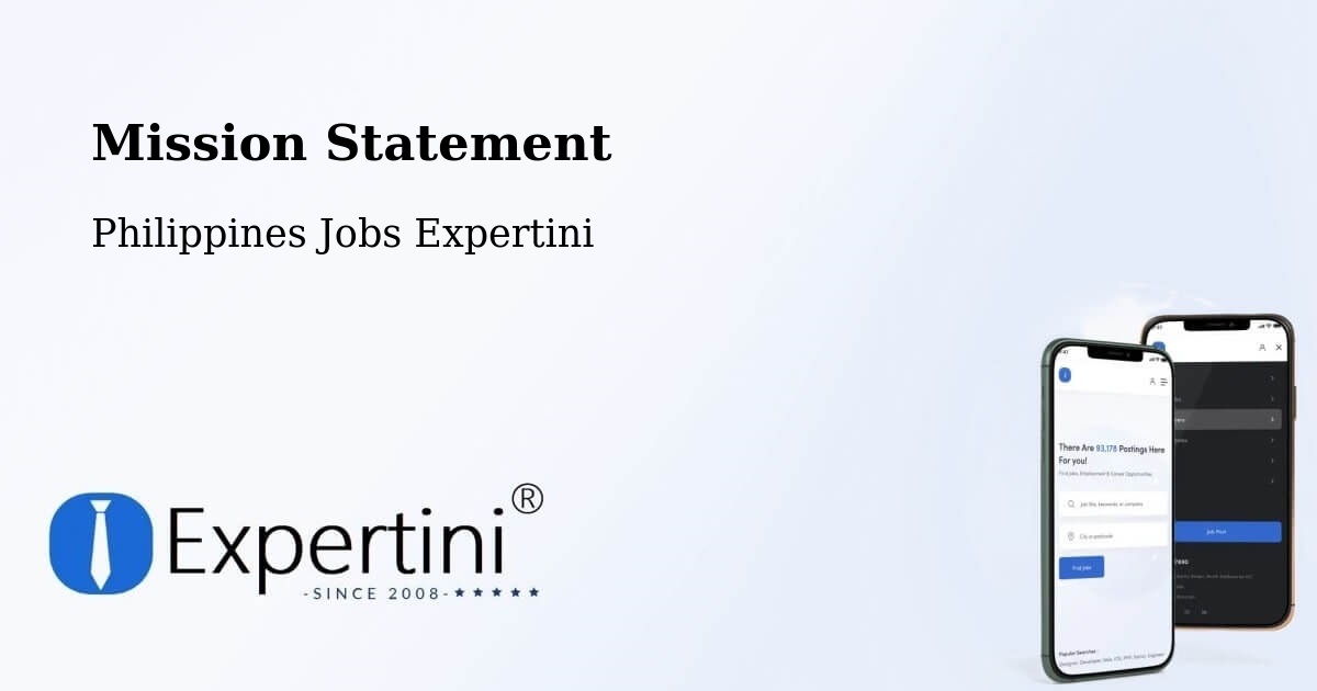 Corporate Mission – Hinatuan - Philippines Jobs Expertini