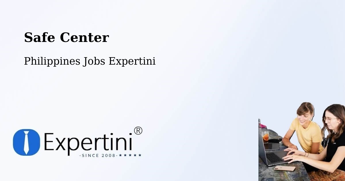 Safety Center – Hinatuan - Philippines Jobs Expertini